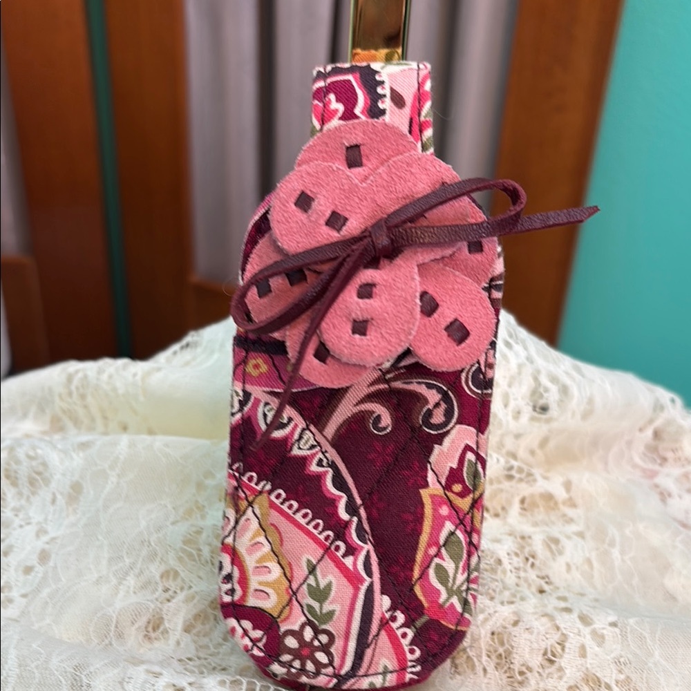 Vera Bradley Burgundy and Pink Phone Case